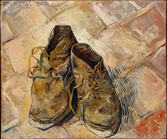 Shoes, Vincent van Gogh, 1888, oil on canvas