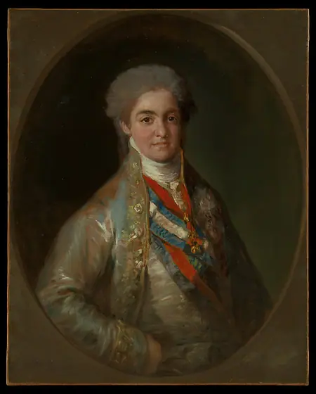 Ferdinand VII (1784–1833), When Prince of Asturias, Francisco de Goya, ca. 1800, oil on canvas