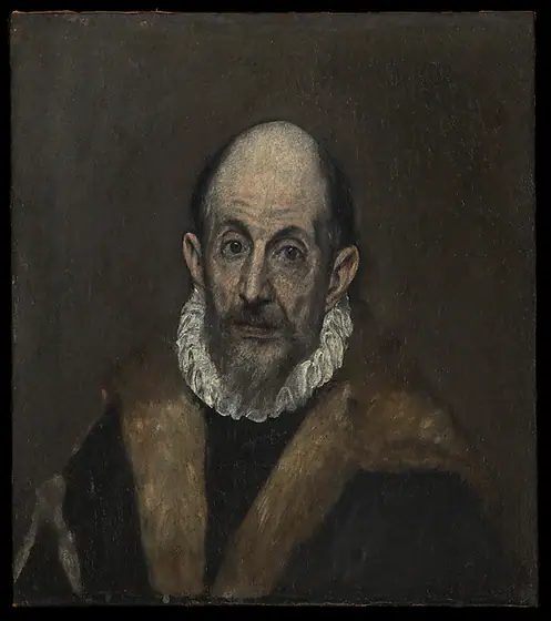Portrait of an Old Man, El Greco, ca. 1595–1600, oil on canvas