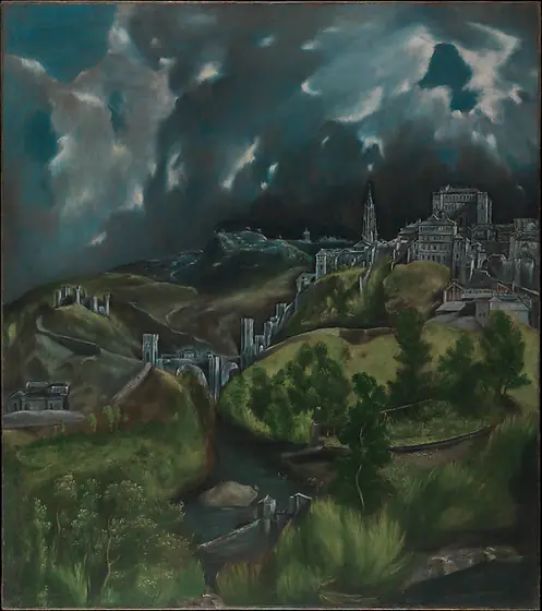 View of Toledo, El Greco, ca. 1599–1600, oil on canvas