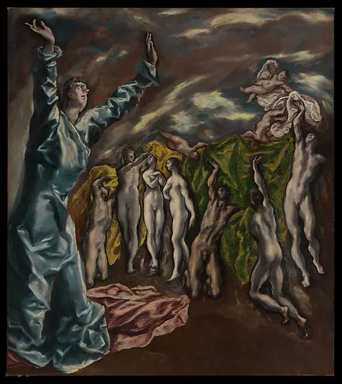 The Vision of Saint John, El Greco, ca. 1608–14, oil on canvas