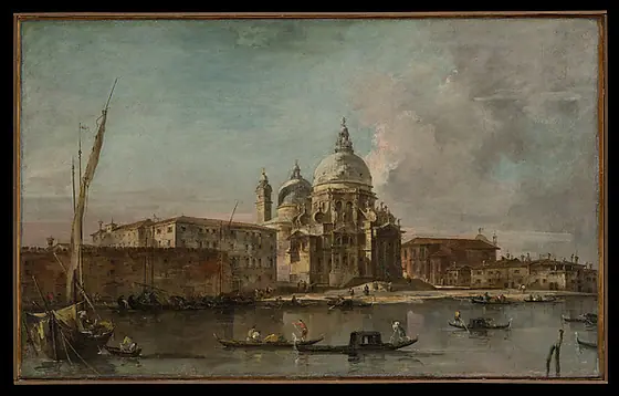 Santa Maria della Salute, Francesco Guardi, mid- to late 1760s, oil on canvas
