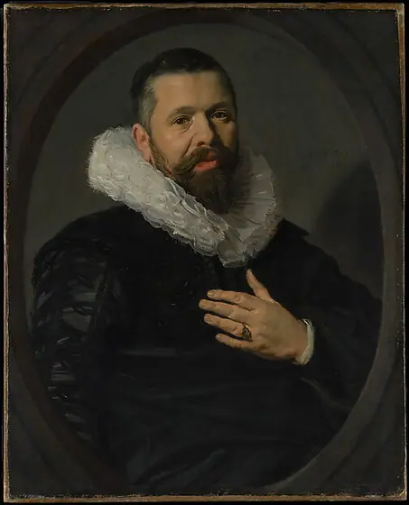 Portrait of a Bearded Man with a Ruff, Frans Hals, 1625, oil on canvas