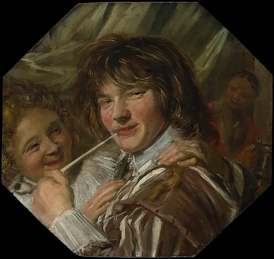 The Smoker, Frans Hals, ca. 1623–25, oil on wood