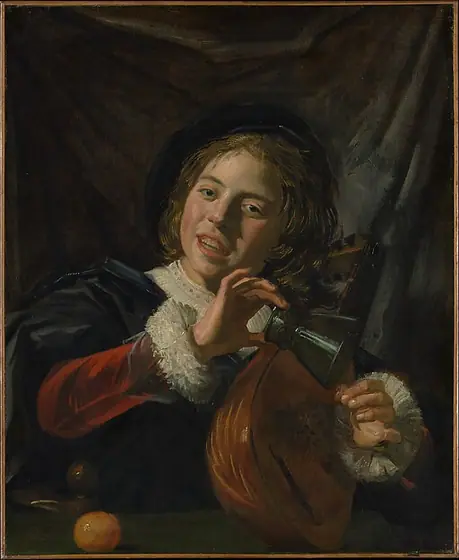 Boy with a Lute, Frans Hals, ca. 1625, oil on canvas