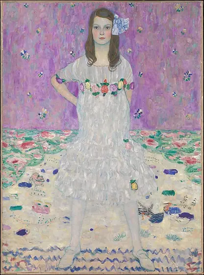 Mäda Primavesi (1903–2000), Gustav Klimt, 1912–13, oil on canvas