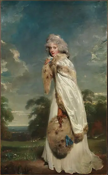 Elizabeth Farren (born about 1759, died 1829), Later Countess of Derby, Thomas Lawrence, 1790, oil on canvas