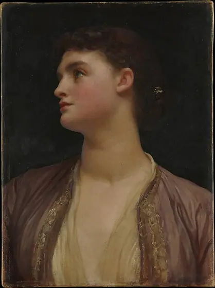 Lucia, Frederic Leighton, possibly late 1870s, oil on canvas
