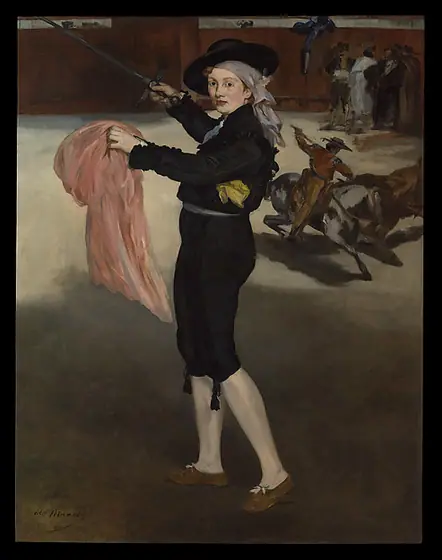 Mademoiselle V. . . in the Costume of an Espada, Édouard Manet, 1862, oil on canvas