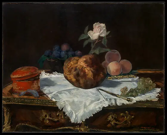 The Brioche, Édouard Manet, 1870, oil on canvas