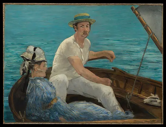 Boating, Édouard Manet, 1874, oil on canvas