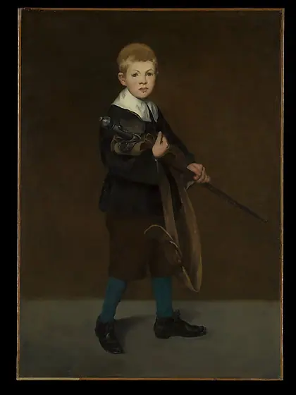 Boy with a Sword, Édouard Manet, 1861, oil on canvas