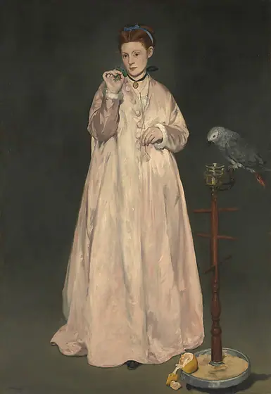 Young Lady in 1866, Édouard Manet, 1866, oil on canvas