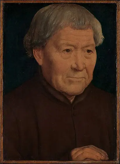 Portrait of an Old Man, Hans Memling, ca. 1475, oil on wood