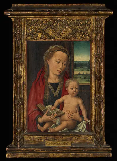 Virgin and Child, Hans Memling, ca. 1490–94, oil on wood
