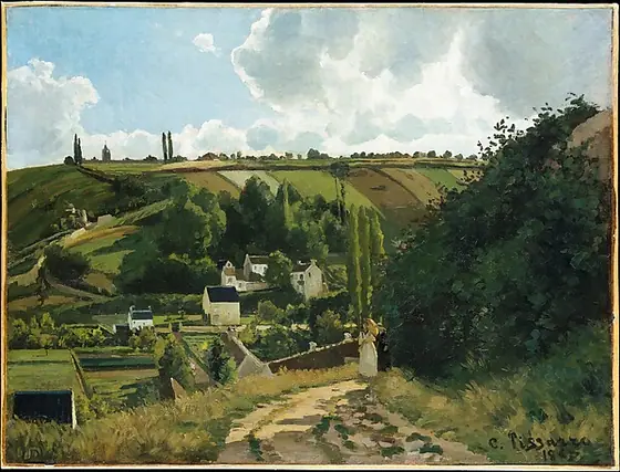 Jalais Hill, Pontoise, Camille Pissarro, 1867, oil on canvas
