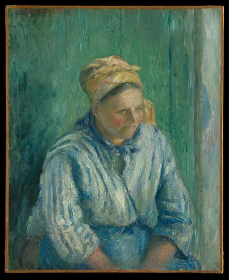 Washerwoman, Study, Camille Pissarro, 1880, oil on canvas