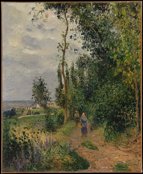 Côte des Grouettes, near Pontoise, Camille Pissarro, probably 1878, oil on canvas