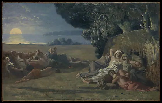 Sleep, Pierre Puvis de Chavannes, ca. 1867–70, oil on canvas