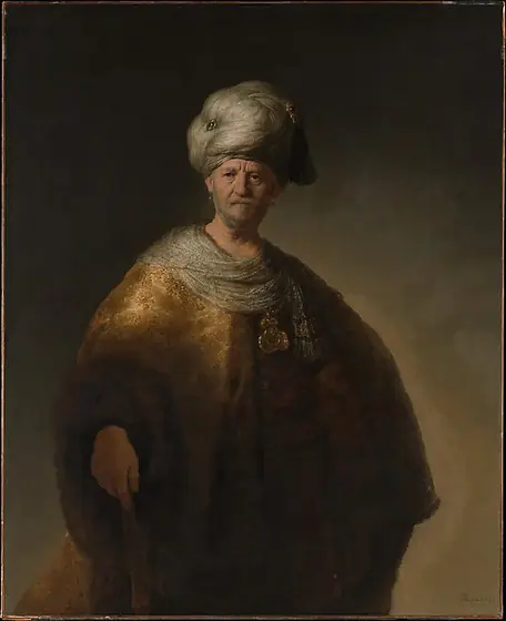 Man in a Turban, Rembrandt van Rijn, 1632, oil on canvas