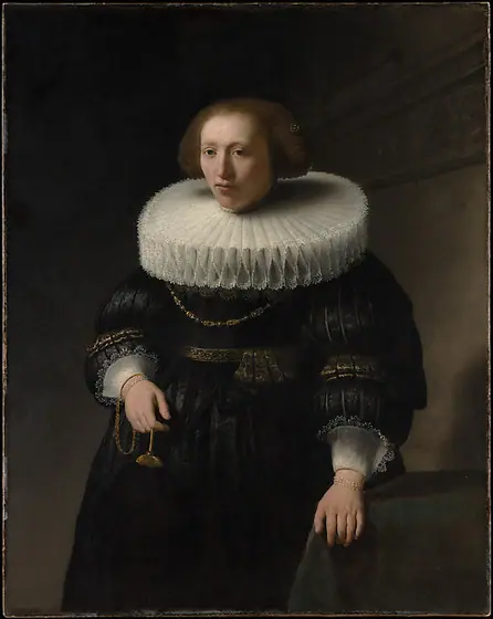Portrait of a Woman, probably a Member of the Van Beresteyn Family, Rembrandt van Rijn, 1632, oil on canvas