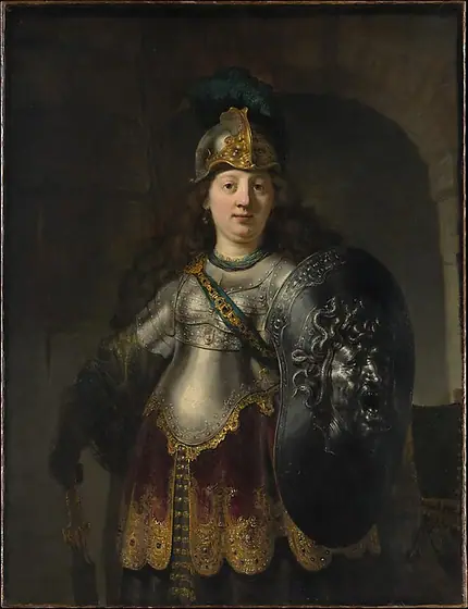 Bellona, Rembrandt van Rijn, 1633, oil on canvas