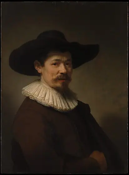 Herman Doomer (ca. 1595–1650), Rembrandt van Rijn, 1640, oil on wood