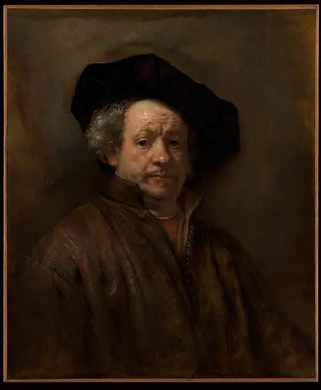 Self-Portrait, Rembrandt van Rijn, 1660, oil on canvas