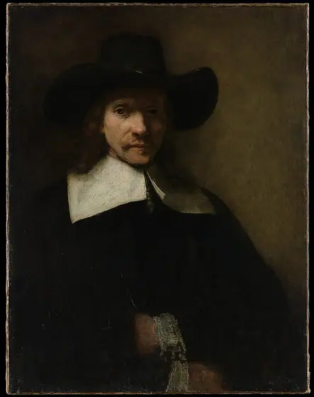 Portrait of a Man, Rembrandt van Rijn, ca. 1655–60, oil on canvas