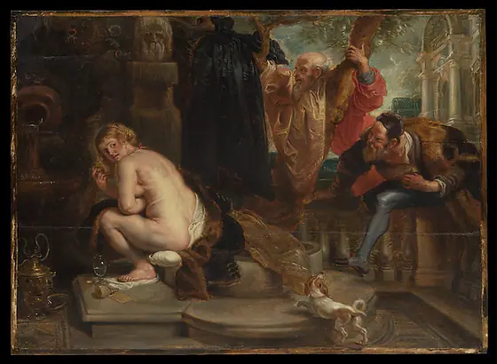 Susanna and the Elders, Peter Paul Rubens, 1619, oil on wood