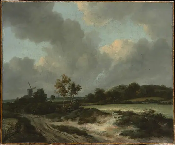 Grainfields, Jacob van Ruisdael, mid- or late 1660s, oil on canvas