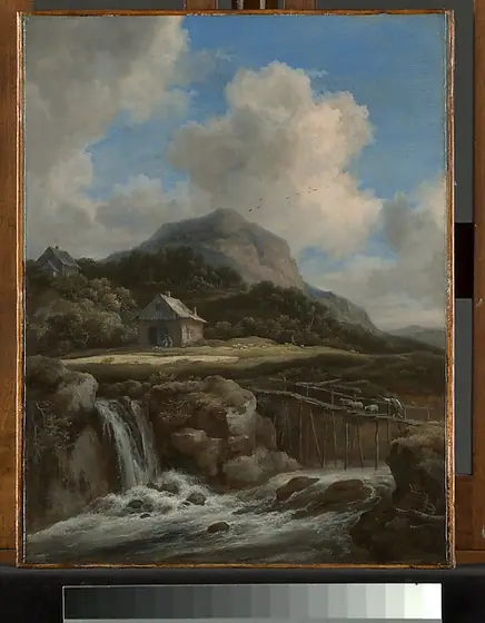 Mountain Torrent, Jacob van Ruisdael, 1670s, oil on canvas