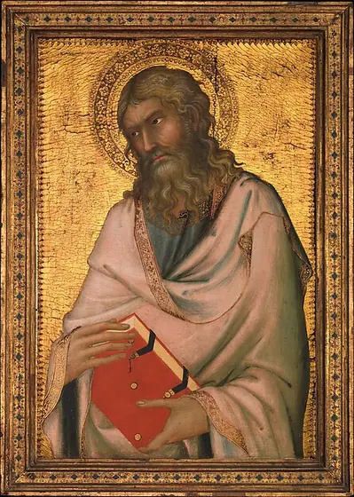 Saint Andrew, Simone Martini, ca. 1326, tempera on wood, gold ground