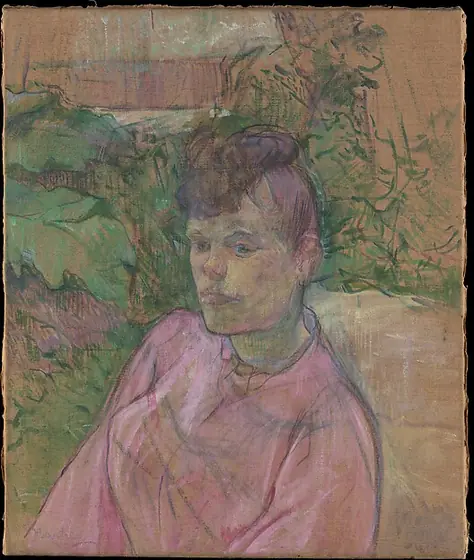 Woman in the Garden of Monsieur Forest, Henri de Toulouse-Lautrec, 1889–91, oil on canvas