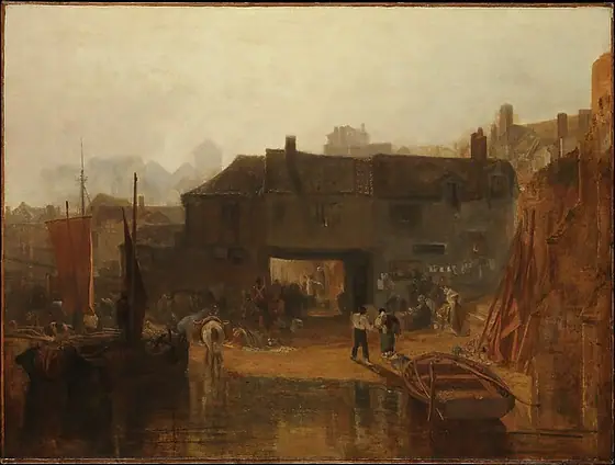 Saltash with the Water Ferry, Cornwall, Joseph Mallord William Turner, 1811, oil on canvas