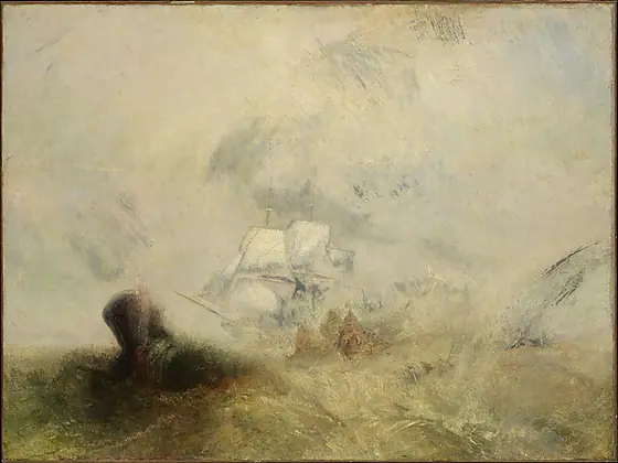 Whalers, Joseph Mallord William Turner, ca. 1845, oil on canvas