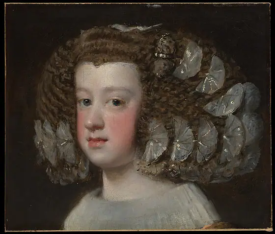 María Teresa (1638–1683), Infanta of Spain, Diego Velázquez, 1651–54, oil on canvas