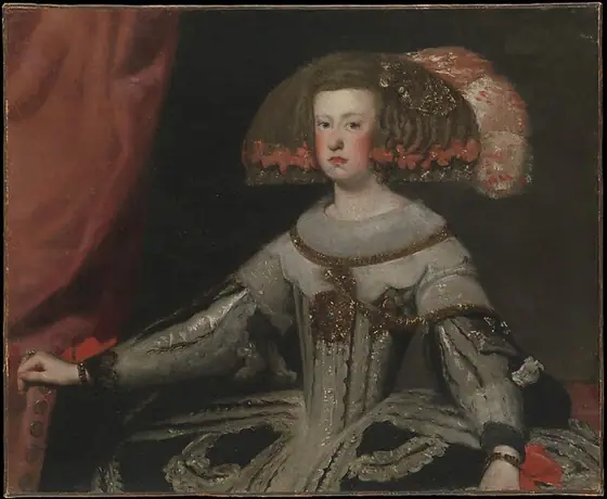 Mariana of Austria (1634–1696), Queen of Spain, Diego Velázquez, 1640, oil on canvas