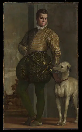 Boy with a Greyhound, Paolo Veronese, possibly 1570s, oil on canvas
