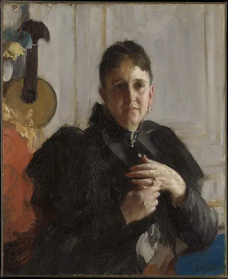Mrs. John Crosby Brown (Mary Elizabeth Adams, 1842–1918), Anders Zorn, ca. 1900, oil on canvas