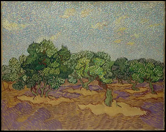 Olive Trees, Vincent van Gogh, 1889, oil on canvas