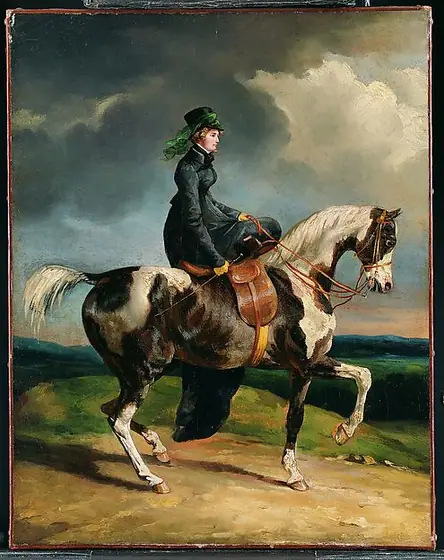 Horsewoman, Théodore Géricault, 1820 or later, oil on canvas