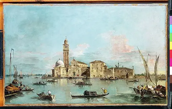 The Island of San Michele, Venice, Francesco Guardi, 1770s, oil on canvas
