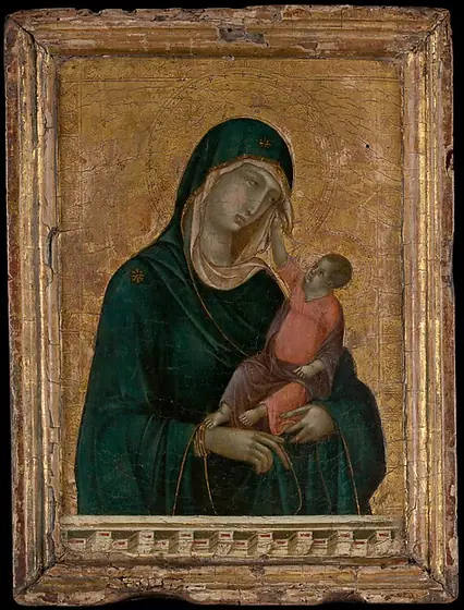 Madonna and Child, Duccio di Buoninsegna, ca. 1290–1300, tempera and gold on wood