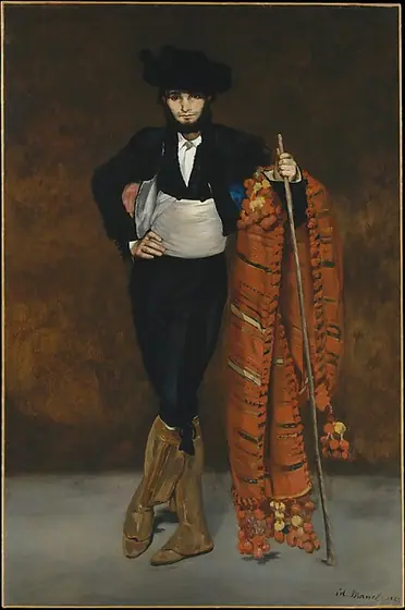 Young Man in the Costume of a Majo, Édouard Manet, 1863, oil on canvas