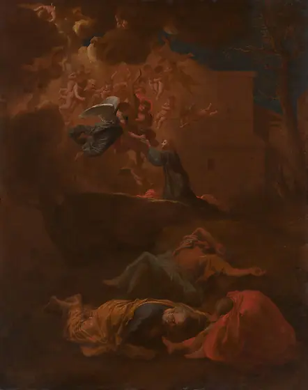 The Agony in the Garden, Nicolas Poussin, 1626–27, oil on copper