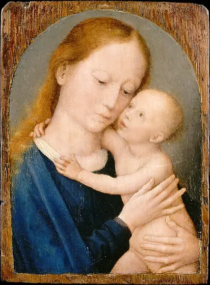 Virgin and Child, Gerard David, 1490–1523, oil on oak panel