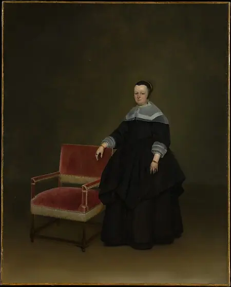 Margaretha van Haexbergen (1614–1676), Gerard ter Borch, ca. 1666–67, oil on canvas