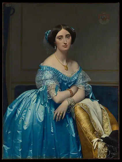 Joséphine-Éléonore-Marie-Pauline de Galard de Brassac de Béarn (1825–1860), Princesse de Broglie, Jean-Auguste-Dominique Ingres, 1851–53, oil on canvas