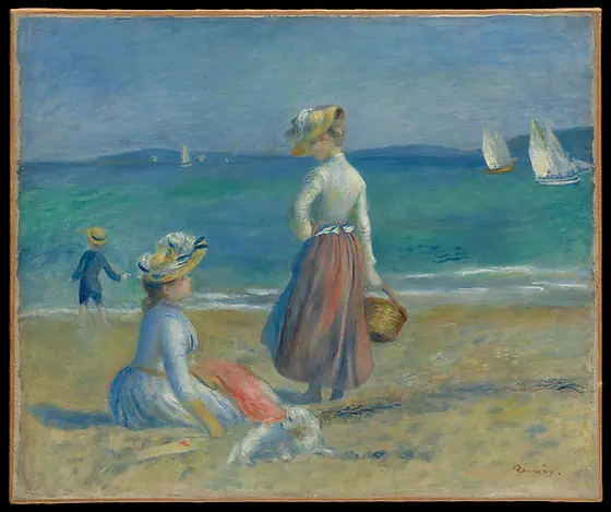 Figures on the Beach, Pierre-Auguste Renoir, 1890, oil on canvas